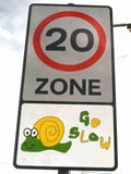 20 MPH zone