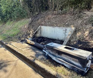 Martinique speed camera burned