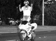 Australian motorcyclist