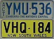Australian license plates