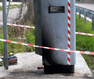 Avellino speed camera burned