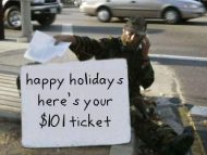 Homeless sign