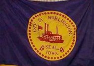 Burlington Iowa flag