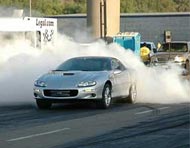 Camaro burnout