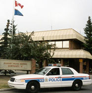 Calgary police car