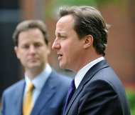 David Cameron and Nick Clegg