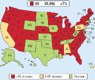 Crash rate map