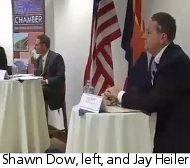 Shawn Dow, left, and Jay Heiler