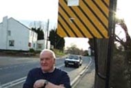 Gordon Crosbie with fake camera