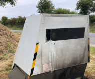 Scorched speed camera