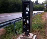 French broken speed camera