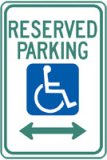 Handicapped sign