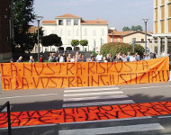 Italian speed camera protest