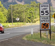 Speed limit sign