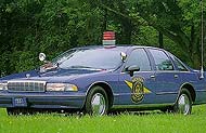 Michigan State Police car