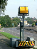 Speed camera trailer