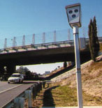 Freeway speed camera