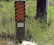 Firmi, France speed camera