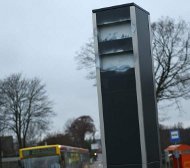 Blinded speed camera, Poland