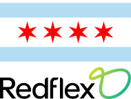 Chicago and Redflex logos