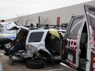 Redflex van crash, photo by Glyph