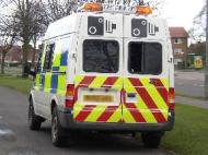 Speed camera van