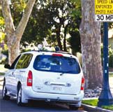 Mobile speed camera