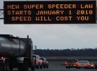 Super speeder billboard