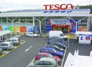 Tesco parking lot