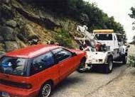 Towed away