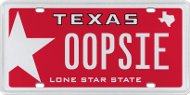 Texas license plate