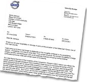Volvo letter