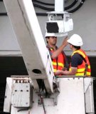 Installing West Gate camera