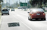 Wodonga speed camera sign