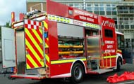 Yorkshire fire truck